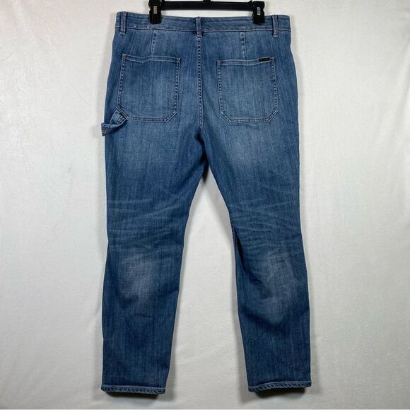 White House Black Market The Slim Ankle Denim Jeans Size 14 S - Picture 2 of 13